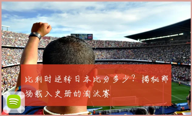 比利时逆转日本比分多少？揭秘那场载入史册的淘汰赛